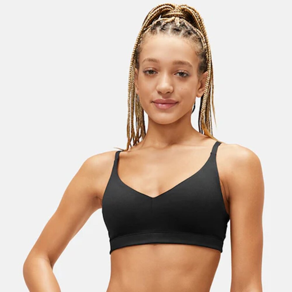 Outdoor Voices Sports Bra | Freeform Flow Bralette | Black | Size S